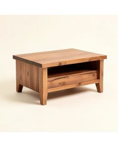 Allenstown Solid Wood Coffee Table With Storage (synthetic illustration; no displayed measurements)