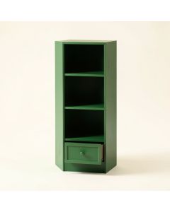 Linden Bridge Narrow Cubby Tower - Green (synthetic illustration; no displayed measurements)