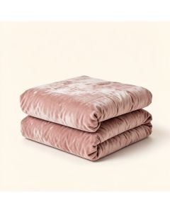 Bardot Rose Gold Cotton Blend Coverlet Set Collection (synthetic illustration; no displayed measurements)