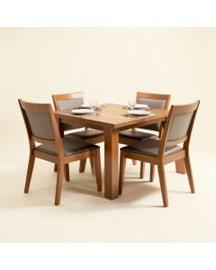 Villepinte 4 Piece Breakfast Dining Set (synthetic illustration; no displayed measurements)