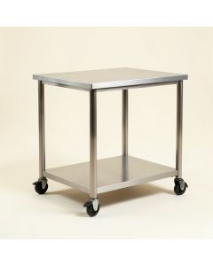 Lomas Kitchen Cart With Stainless Steel (synthetic illustration; no displayed measurements)