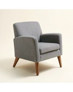 Quast Arm Chair In Clear (synthetic illustration; no displayed measurements)