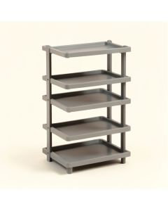 5 Tier 30 Pair Shoe Rack (synthetic illustration; no displayed measurements)