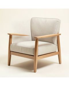 35.5 '' Wide Linen Armchair (synthetic illustration; no displayed measurements)