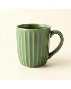 Summit Canyon Ceramic Mug - Green (synthetic illustration; no displayed measurements)