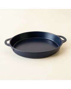Shore Arc Serving Tray - Navy (synthetic illustration; no displayed measurements)