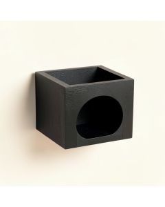 Cove Crossing Wall-Mounted Cat Perch - Black (synthetic illustration; no displayed measurements)