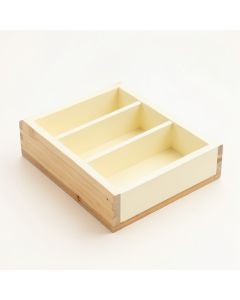 Sage Branch Empty Pantry Drawer Organizer Insert - Cream (synthetic illustration; no displayed measurements)