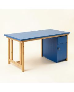Vale Dell Empty Workshop Workbench - Blue (synthetic illustration; no displayed measurements)