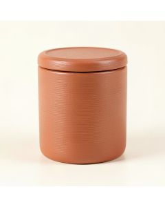 Meadow Brook Storage Canister With Lid - Terracotta (synthetic illustration; no displayed measurements)