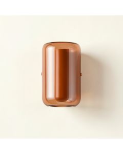 Field Brook Wall Sconce Mounted On A Plain Wall - Terracotta (synthetic illustration; no displayed measurements)