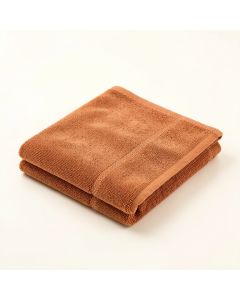 Dune Edge Bath Towel - Terracotta (synthetic illustration; no displayed measurements)