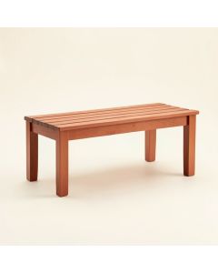 Linden Field Indoor Bench - Terracotta (synthetic illustration; no displayed measurements)