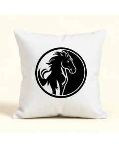 Taurus Zodiac Sign Illustration Pillow Cover (synthetic illustration; no displayed measurements)