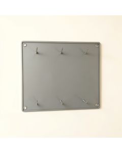 Ridge Brook Empty Wall-Mounted Tool Organizer Panel - Gray (synthetic illustration; no displayed measurements)