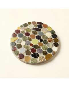 Pixie 0.75 '' X 0.75 '' Glass Penny Round Mosaic Wall & Floor Tile (synthetic illustration; no displayed measurements)