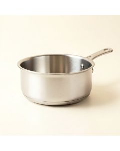Ayesha Home Collection Stainless Steel Saucepan , 1 Quart (synthetic illustration; no displayed measurements)