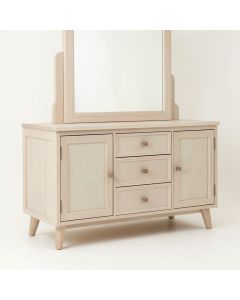 Jacquard 72 '' Vanity Base Only With Furniture Legs , 4 Doors And 3 Drawers (synthetic illustration; no displayed measurements)