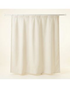 Harbor Canyon Shower Curtain Hanging Flat From A Plain Rod - Ivory (synthetic illustration; no displayed measurements)
