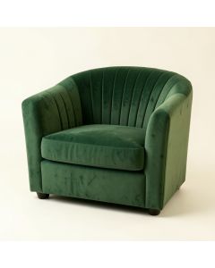 Vale Canyon Upholstered Armchair - Green (synthetic illustration; no displayed measurements)