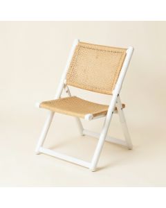 Bay Brook Folding Outdoor Chair - White (synthetic illustration; no displayed measurements)