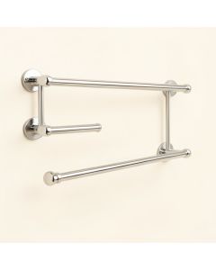 24 '' Wall Mounted Multi Rod Towel Rack (synthetic illustration; no displayed measurements)