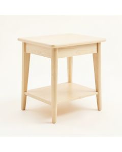 Linden Field Side Table - Ivory (synthetic illustration; no displayed measurements)