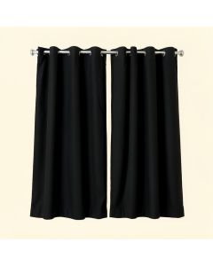 Maley Solid Blackout Thermal Grommet Curtain Panels (synthetic illustration; no displayed measurements)