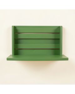 Olive Canyon Wall-Mounted Entryway Organizer Shelf - Green (synthetic illustration; no displayed measurements)