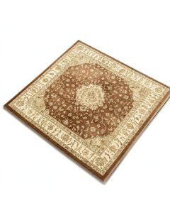 Brandt Oriental Brown/Beige/Ivory Area Rug (synthetic illustration; no displayed measurements)