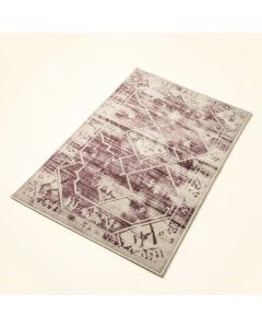 Armagh Geometric Beige/Smoky Plum Area Rug (synthetic illustration; no displayed measurements)