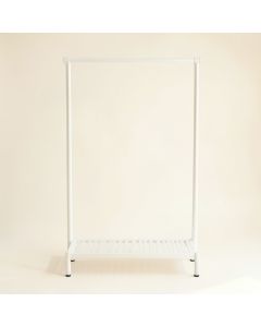 Cedar Brook Empty Garment Rack - White (synthetic illustration; no displayed measurements)