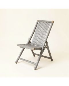 Maple Bluff Folding Outdoor Chair - Gray (synthetic illustration; no displayed measurements)