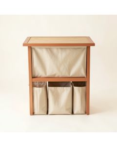 Glen Dale Laundry Sorting Station With Plain Removable Bags - Terracotta (synthetic illustration; no displayed measurements)