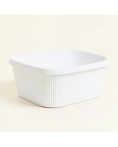 Heath Crest Empty Storage Basket - White (synthetic illustration; no displayed measurements)