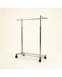 19 '' W Personal Valet Single Rail Garment Rack (synthetic illustration; no displayed measurements)