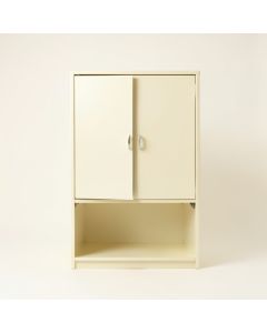 Elm Branch Wall-Mounted Laundry Cabinet - Ivory (synthetic illustration; no displayed measurements)