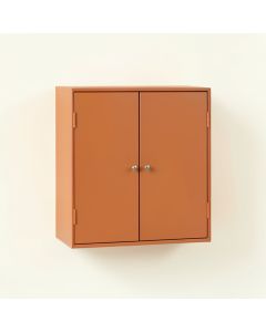 Hill Bridge Wall-Mounted Laundry Cabinet - Terracotta (synthetic illustration; no displayed measurements)