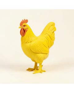 Poteau Proud Chicken Rooster Figurine (synthetic illustration; no displayed measurements)