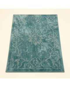 Hagerman Filigree Textured Power Loom Teal Rug (synthetic illustration; no displayed measurements)