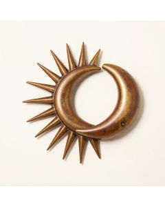 Metal Sun And Moon Wall Décor (synthetic illustration; no displayed measurements)