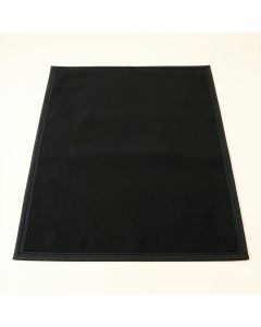 Flint Canyon Rectangular Outdoor Rug - Black (synthetic illustration; no displayed measurements)