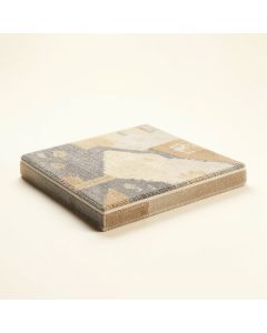 Bohemian Gray/Beige Stair Tread (synthetic illustration; no displayed measurements)