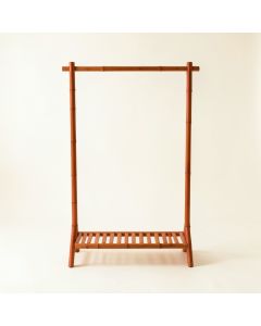 Linden Bluff Empty Garment Rack - Terracotta (synthetic illustration; no displayed measurements)