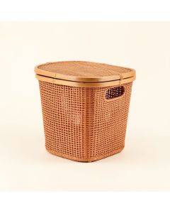 Hazel Bluff Laundry Hamper - Terracotta (synthetic illustration; no displayed measurements)