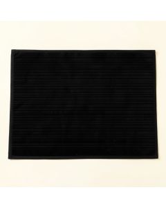 Lake Crest Bath Mat - Black (synthetic illustration; no displayed measurements)