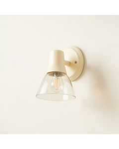 Heath Branch Wall Sconce Mounted On A Plain Wall - Ivory (synthetic illustration; no displayed measurements)