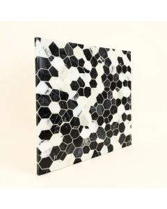 Harrison 6 '' X 6 '' Natural Stone Honeycomb Mosaic Wall & Floor Tile (synthetic illustration; no displayed measurements)
