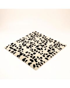 Ashley Animal Print Tufted Wool Ivory/Black Area Rug (synthetic illustration; no displayed measurements)