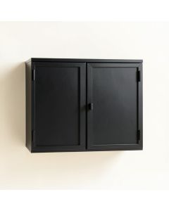 Heath Dale Wall-Mounted Entry Cabinet - Black (synthetic illustration; no displayed measurements)